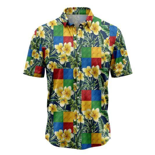 Lego Frangipani D1307 Hawaiian Shirt