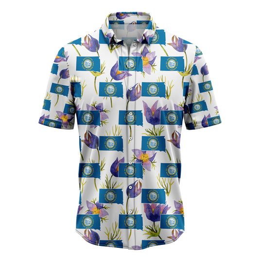 South Dakota American Pasque H107012 Hawaiian Shirt