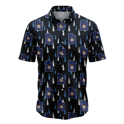 Utah Blue Spruce H137002 Hawaiian Shirt