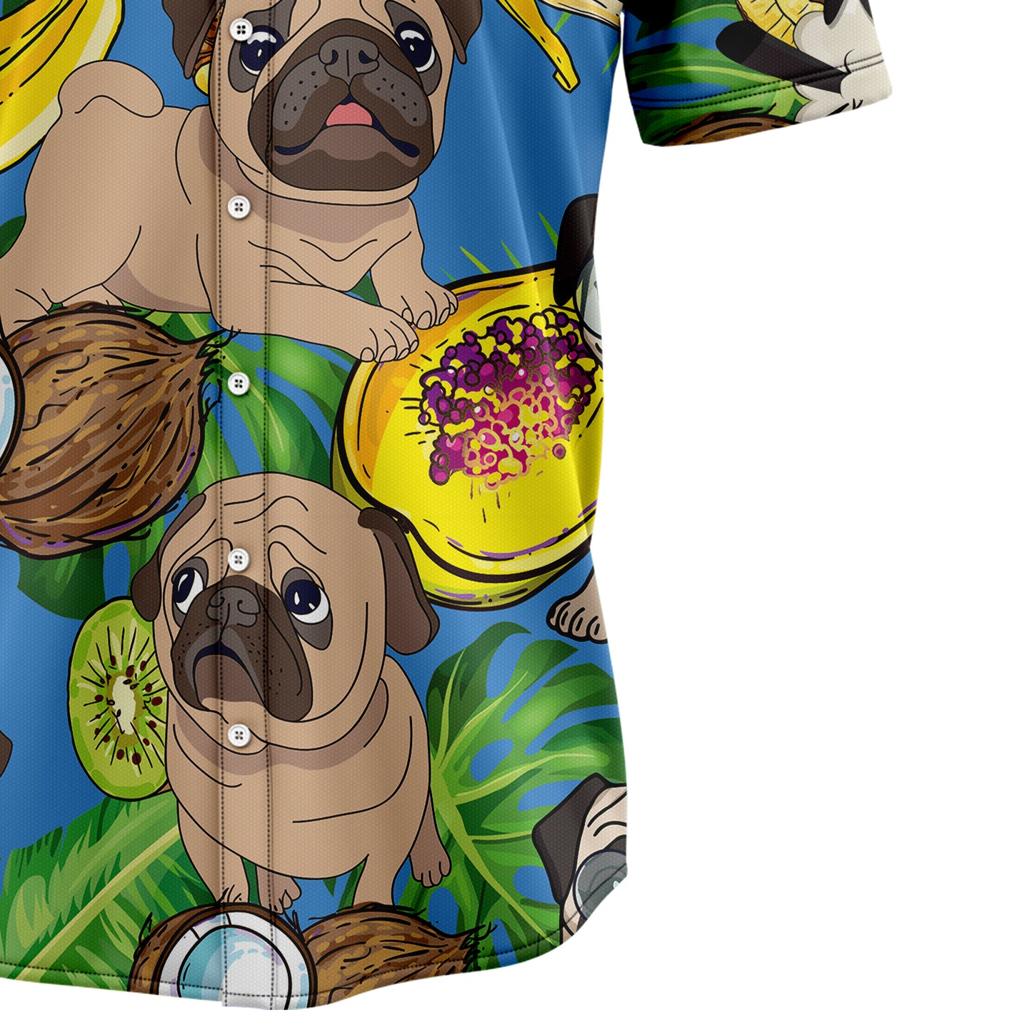 Pug Love Fruit G5714 Hawaiian Shirt