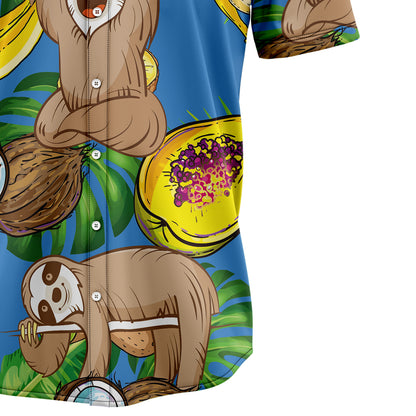 Sloth Love Fruit G5714 Hawaiian Shirt