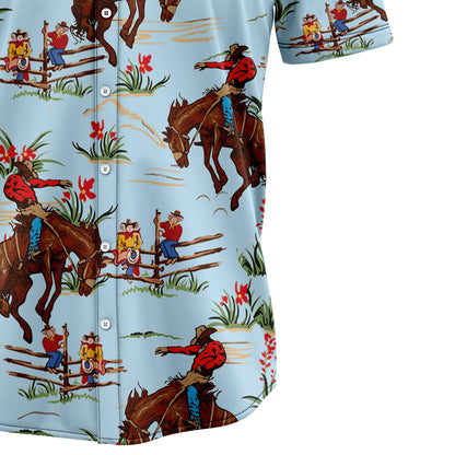 Awesome Western Cowboy G5713 Hawaiian Shirt