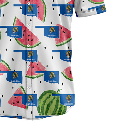 Oklahoma Watermelon H107007 Hawaiian Shirt