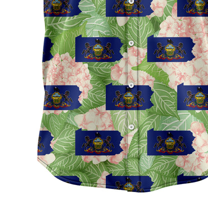 Pennsylvania Mountain Laurel H107009 Hawaiian Shirt