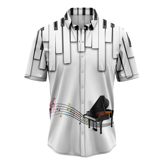 Piano Keyboard H28815 Hawaiian Shirt