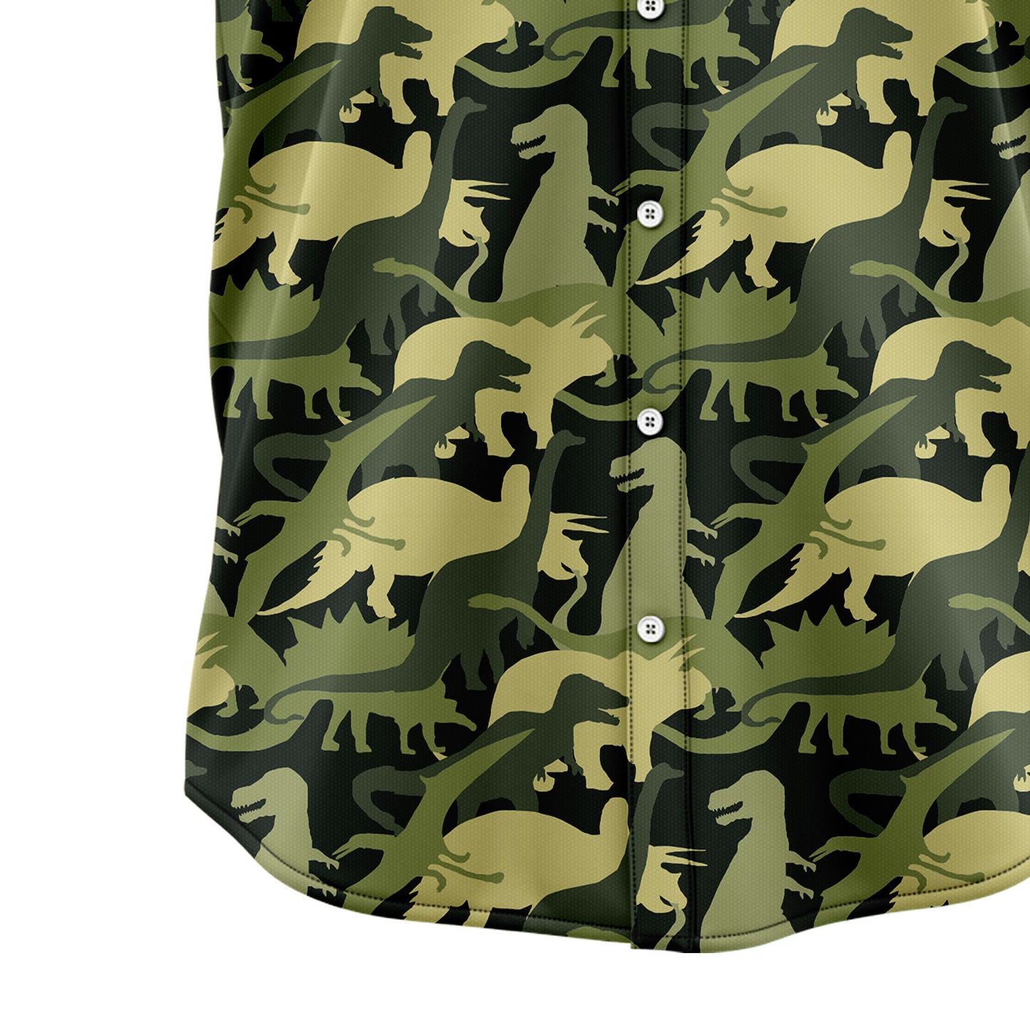 Camouflage Dinosaur G5730 Hawaiian Shirt