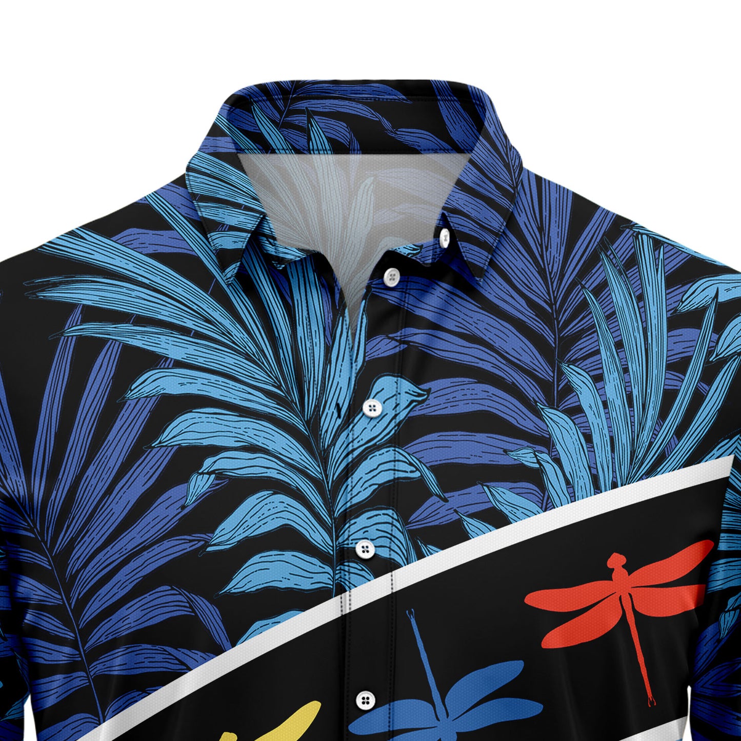 Vacation Tropical Coconut Palm Dragonfly H29712 Hawaiian Shirt