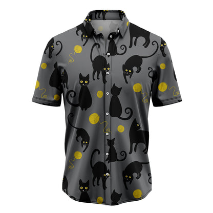 Amazing Black Cat 2 HT10717 Hawaiian Shirt