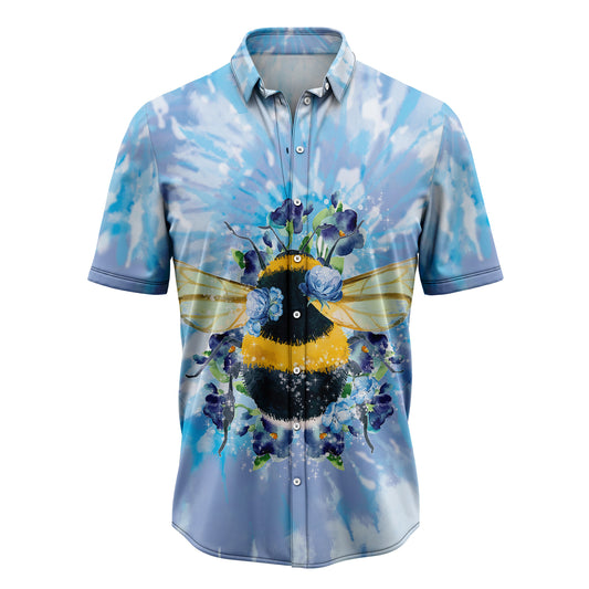 Bee Tie Dye H77081 Hawaiian Shirt