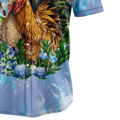 Chicken Tie Dye H97028 Hawaiian Shirt