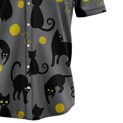 Amazing Black Cat 2 HT10717 Hawaiian Shirt