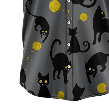 Amazing Black Cat 2 HT10717 Hawaiian Shirt