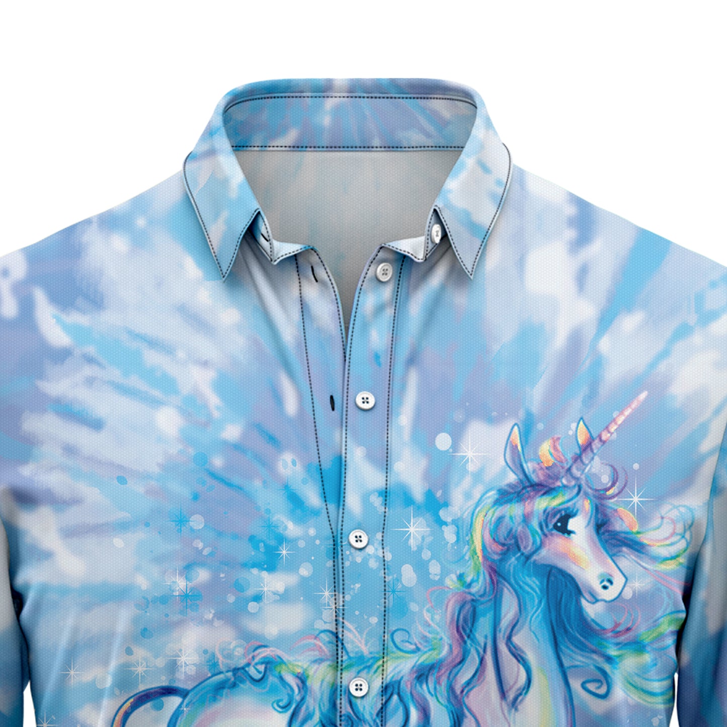 Unicorn Tie Dye H77079 Hawaiian Shirt