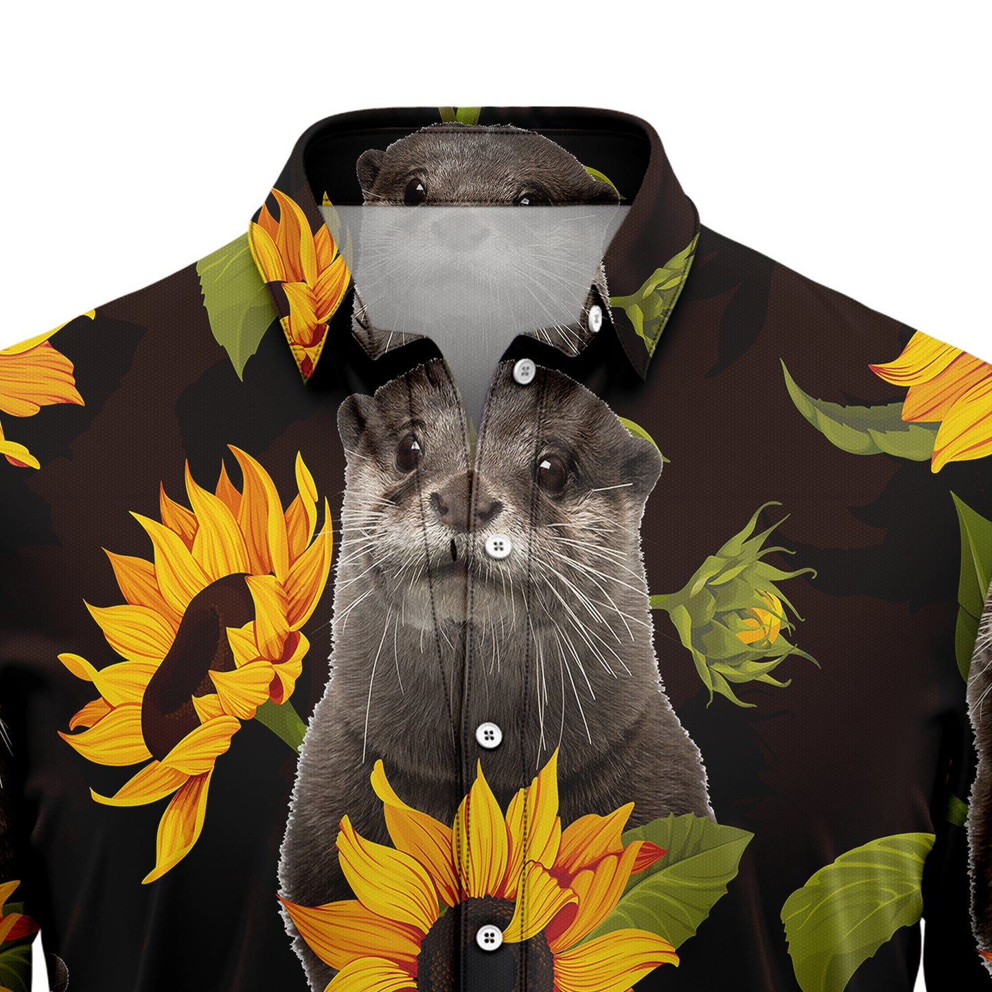 Otter Sunflower T1307 Hawaiian Shirt