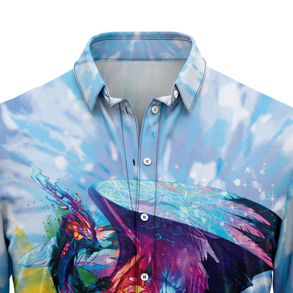 Dragon Tie Dye H97025 Hawaiian Shirt