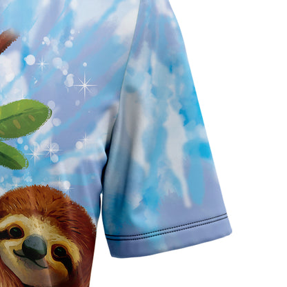 Sloth Tie Dye H97024 Hawaiian Shirt