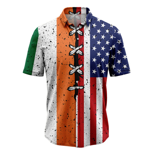 Irish USA Flag T2907 Hawaiian Shirt