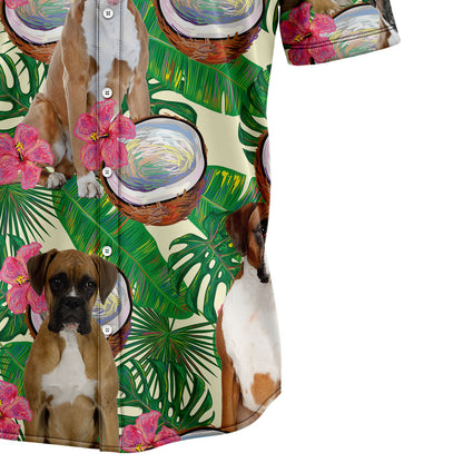 Boxer Tropical Coconut G5729 Hawaiian Shirt