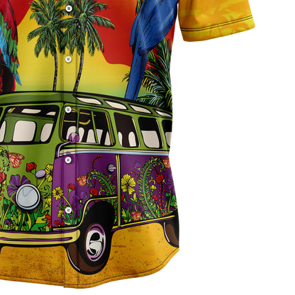 Vintage Hippie bus H28816 Hawaiian Shirt
