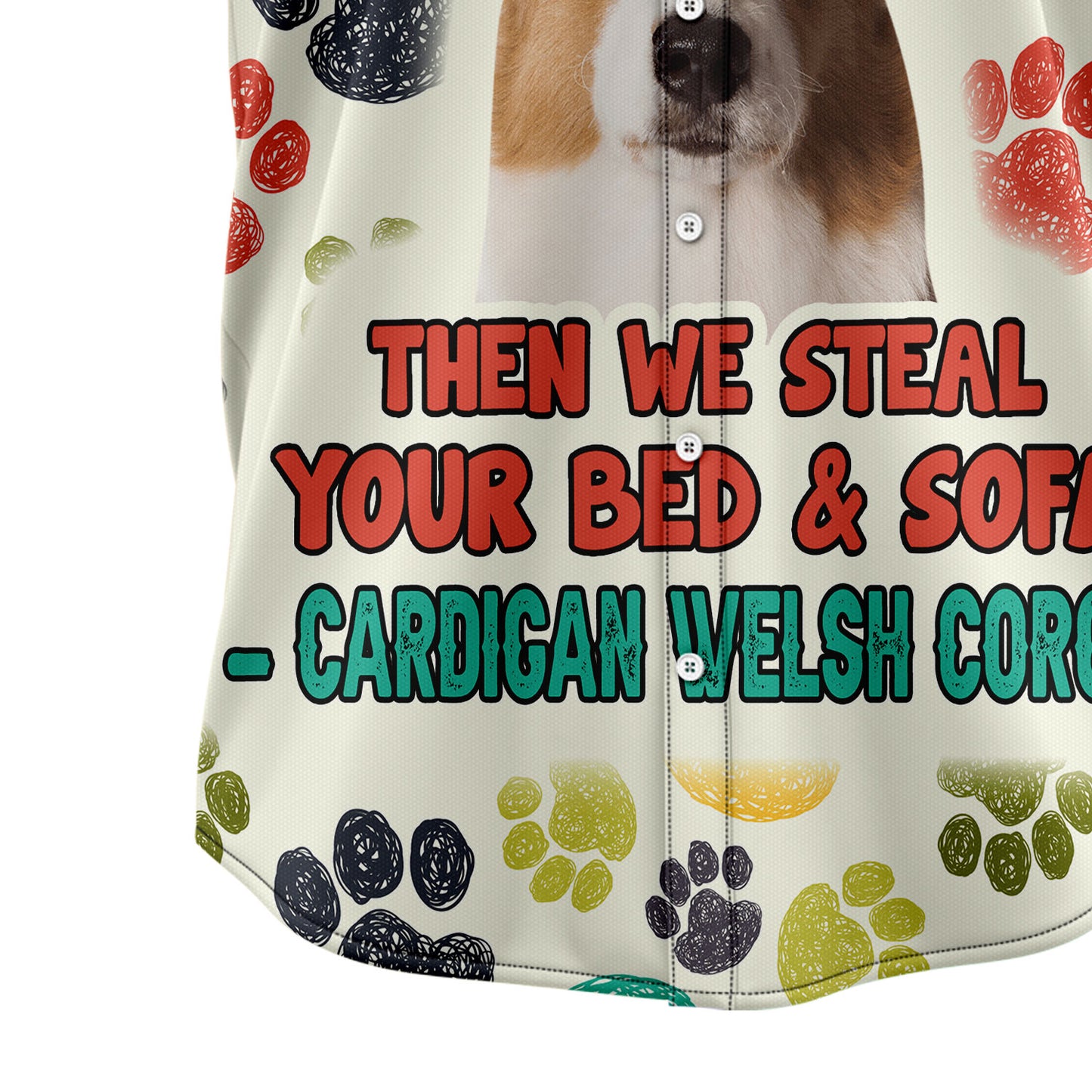 Cardigan Welsh Corgi Steal Your Heart H28812 Hawaiian Shirt
