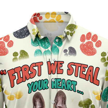 French Bulldog Steal Your Heart H28809 Hawaiian Shirt