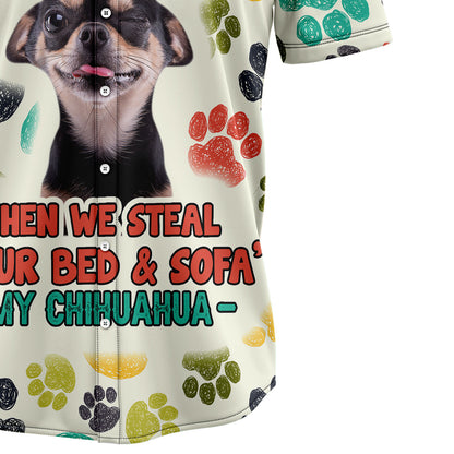 Chihuahua Steal Your Heart H28801 Hawaiian Shirt