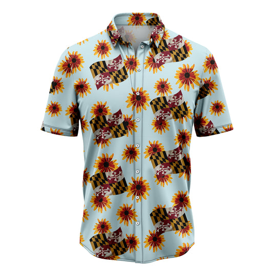 Maryland Black-eyed Susan Flower G5710 Hawaiian Shirt