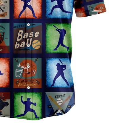 Baseball Lovers D1007 Hawaiian Shirt