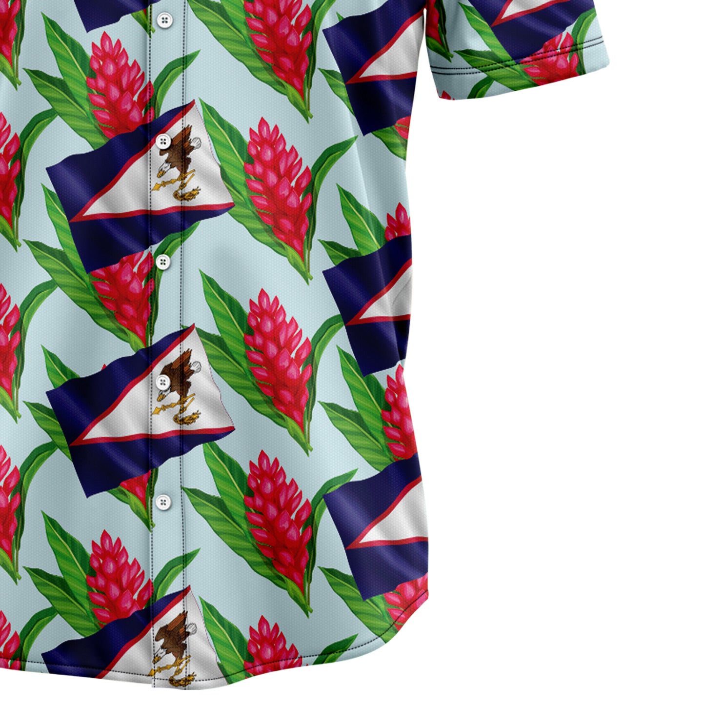 American Samoa Paogo Flower G5710 Hawaiian Shirt