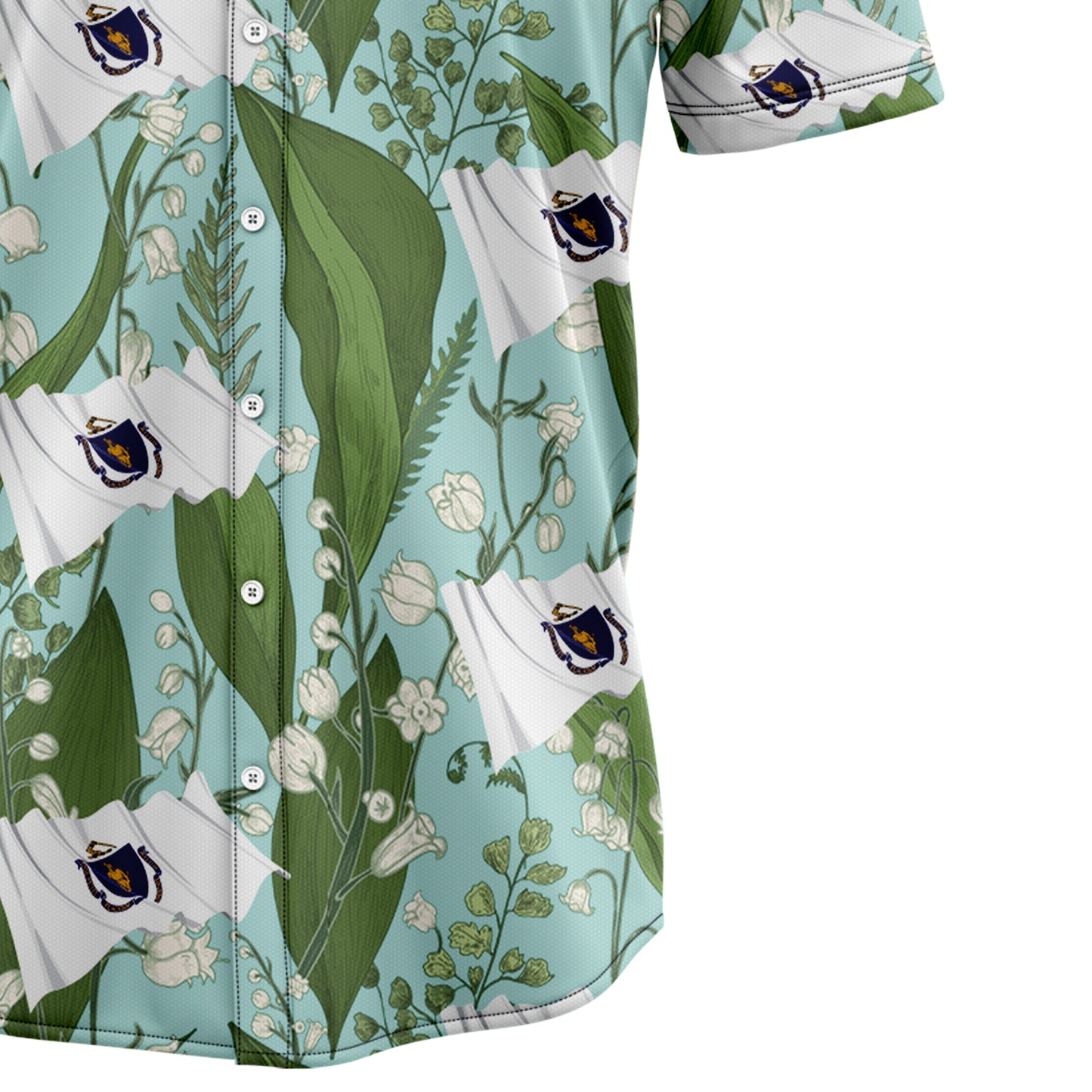 Massachusetts Mayflower G5710 Hawaiian Shirt