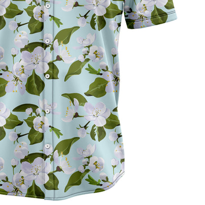 Michigan Apple Blossom Flower G5710 Hawaiian Shirt