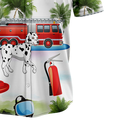 Firefighter on Vacation G5713 Hawaiian Shirt