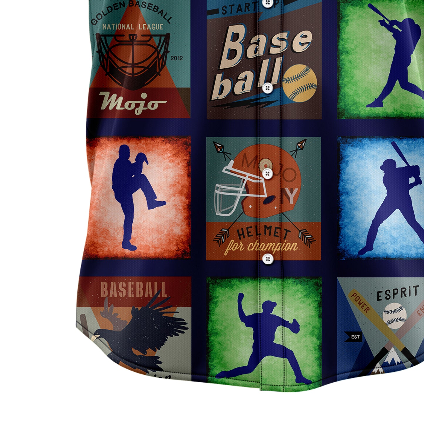 Baseball Lovers D1007 Hawaiian Shirt