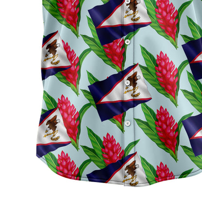 American Samoa Paogo Flower G5710 Hawaiian Shirt