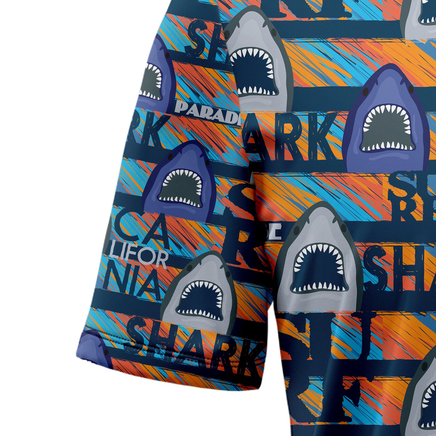 Shark Paradise T1007 Hawaiian Shirt