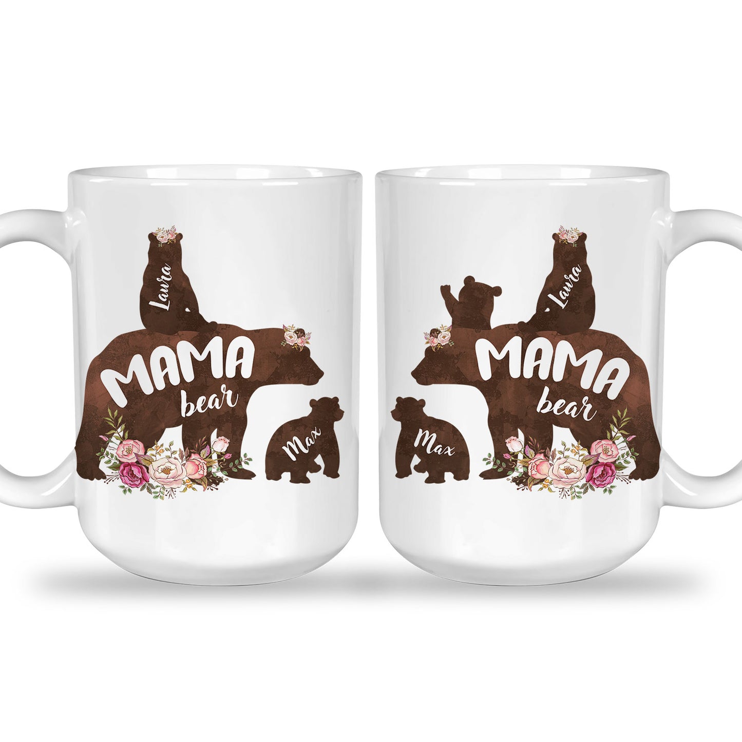 Custom Name Mama Bear Personalized Mug