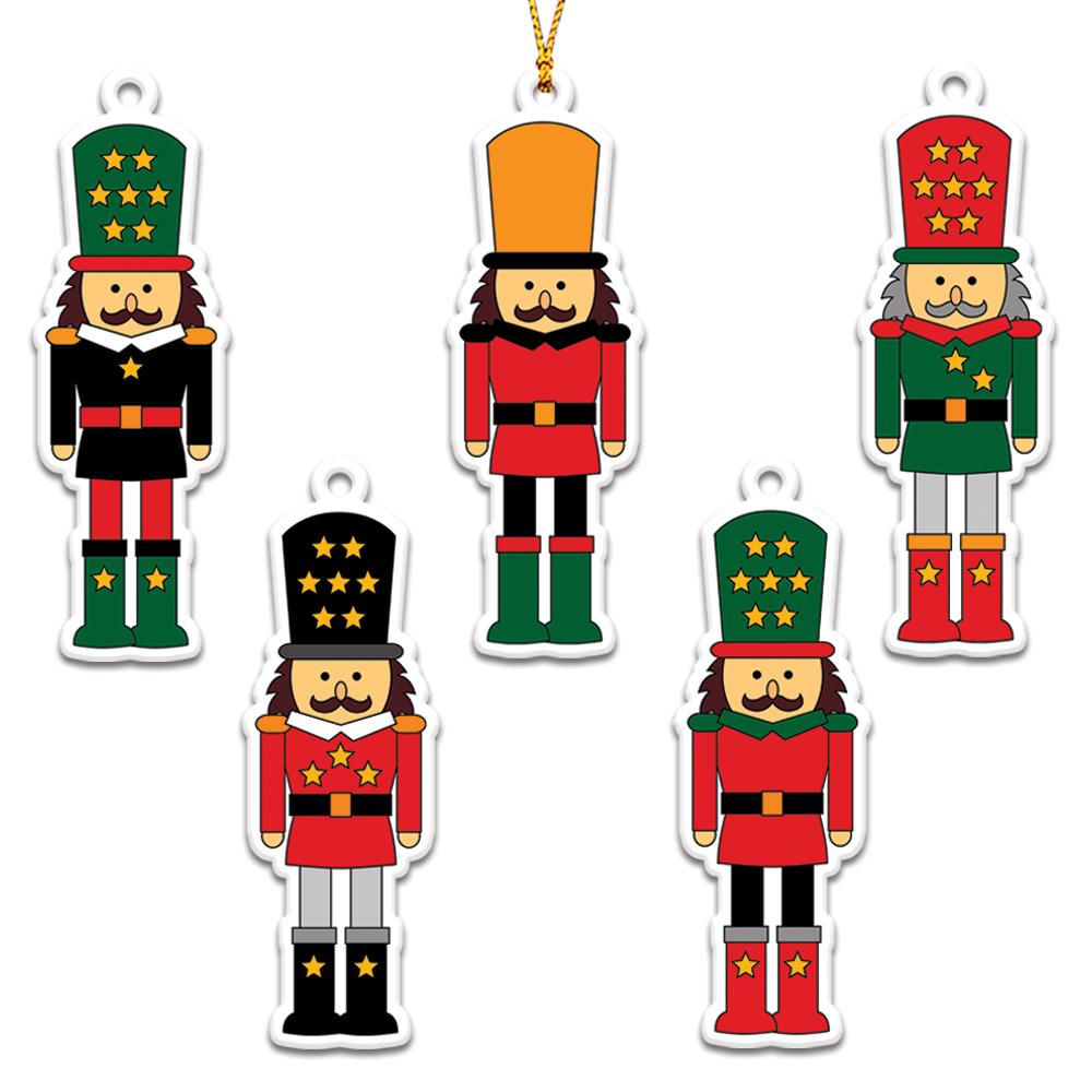 Christmas Nutcrackers Personalizedwitch Christmas Ornaments Set