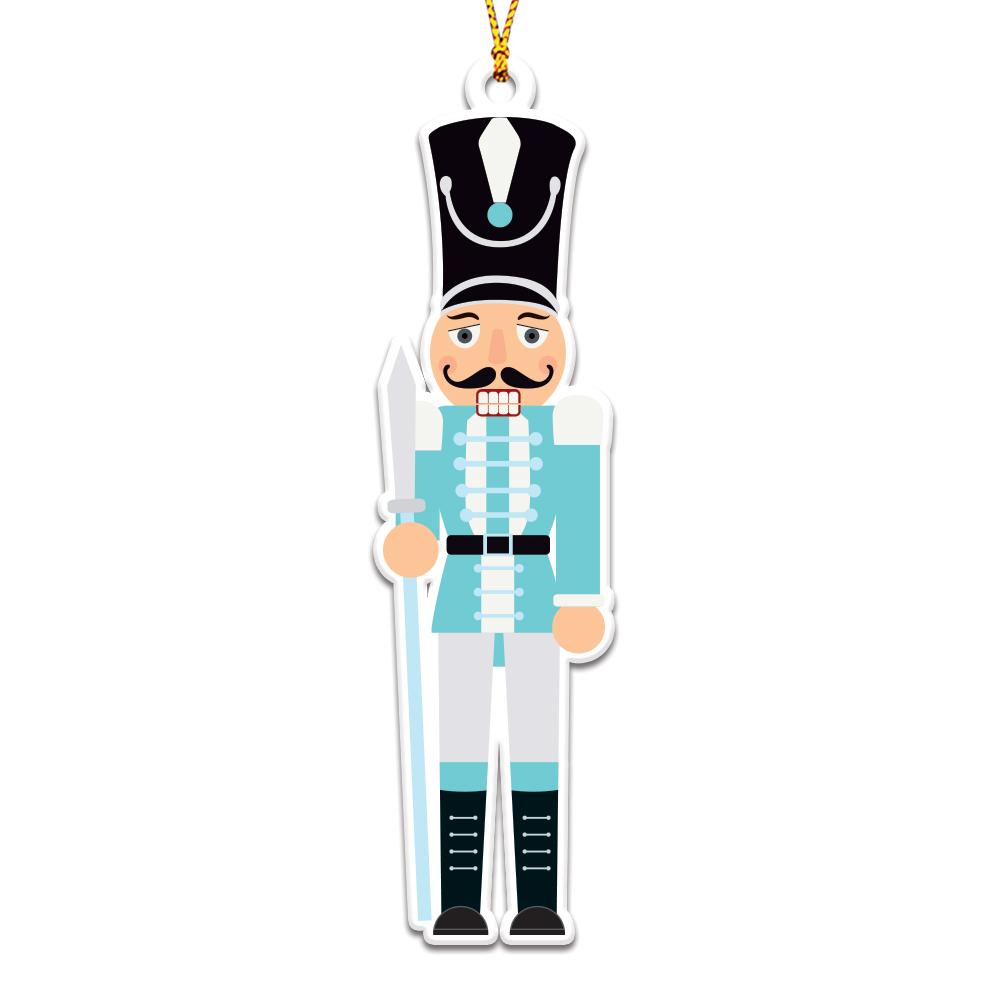Colorful Nutcracker Collection Personalizedwitch Christmas Ornaments Set