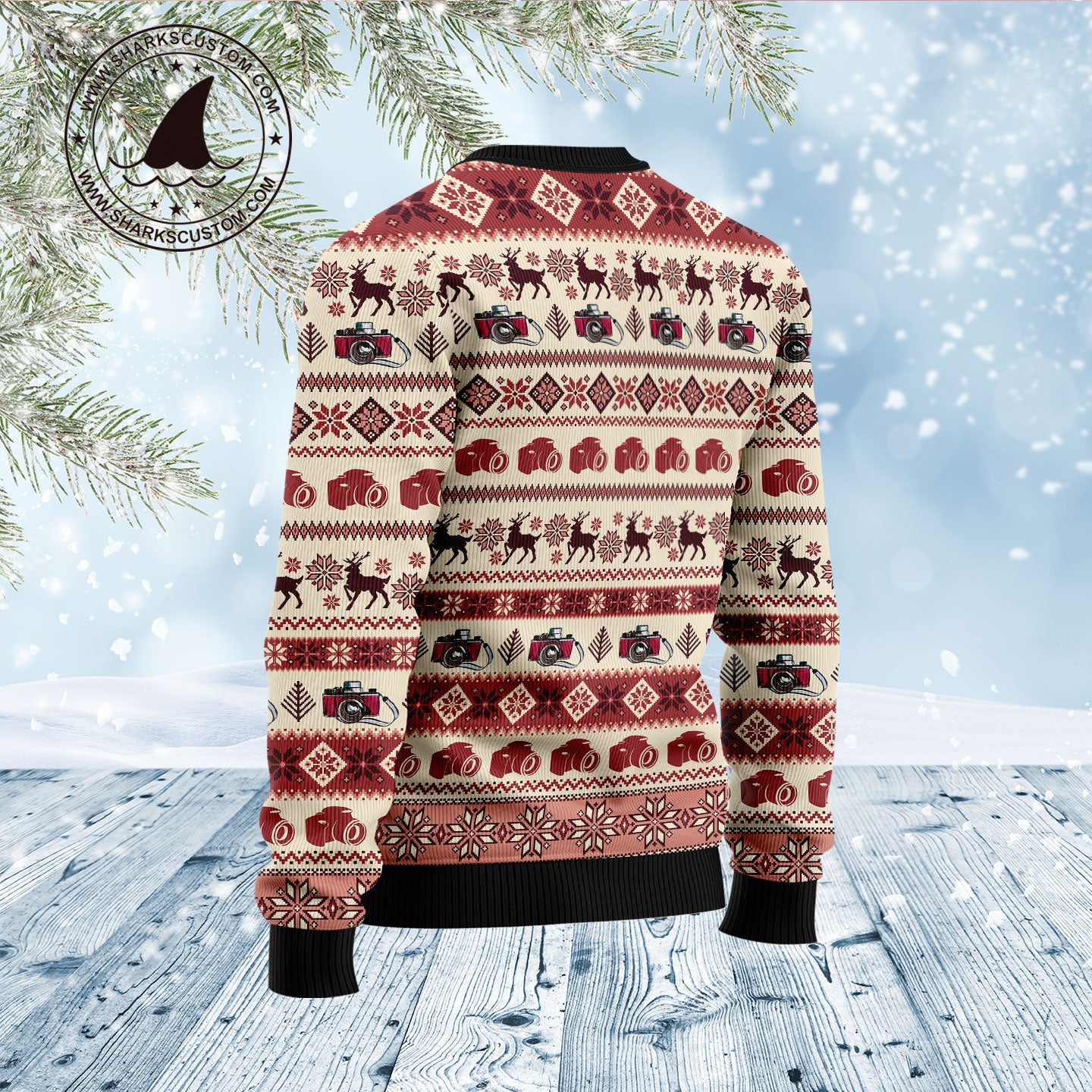 Photograph Save You D1011 Ugly Christmas Sweater