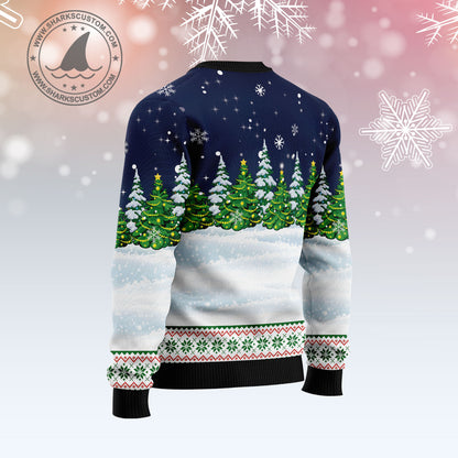 Dreaming Rottweiler Under Snow TG51015 - Ugly Christmas Sweater