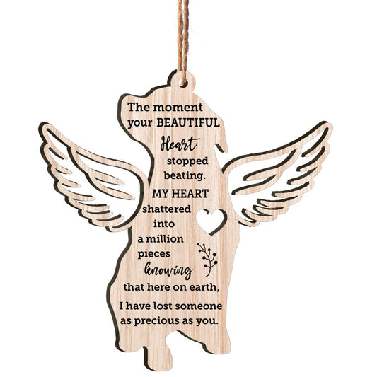 Rottweiler Dog Shape Personalizedwitch Christmas Printed Wood Memorial Ornament