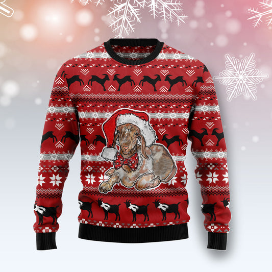 Santa Goat G51014 - Ugly Christmas Sweater