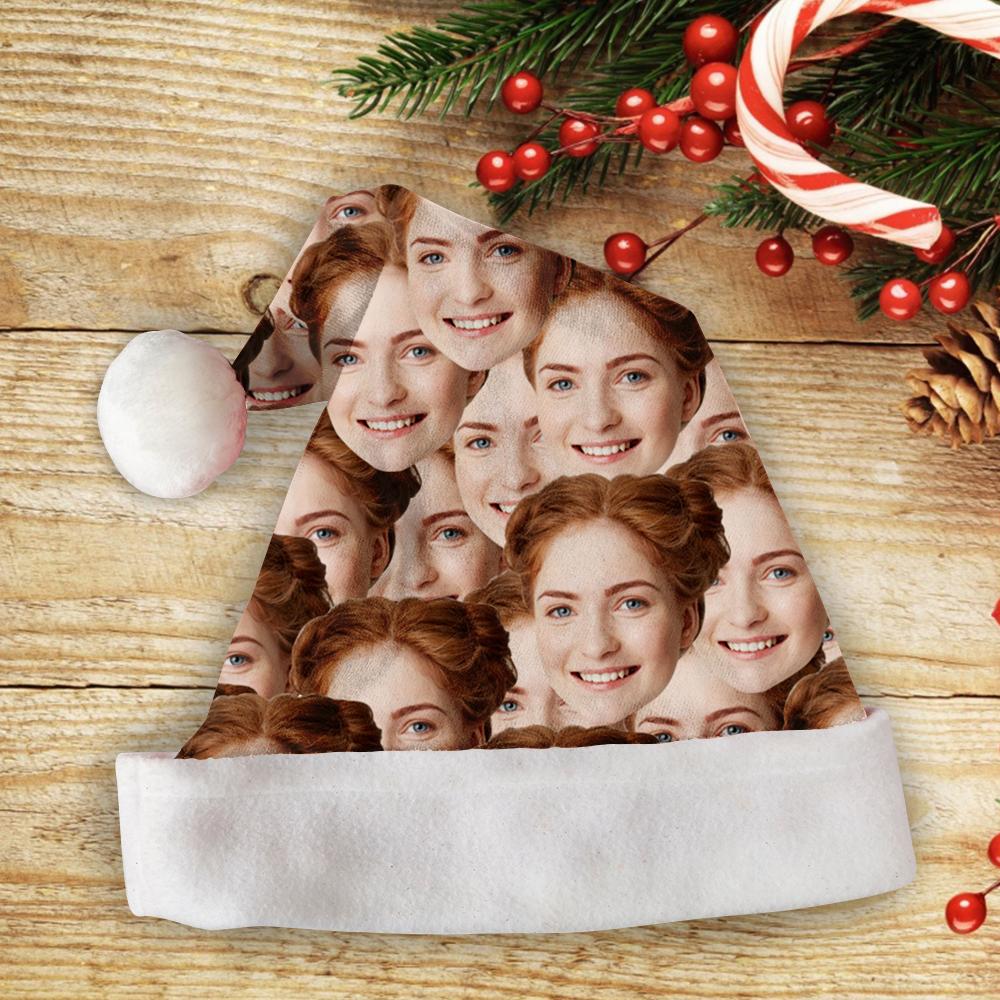 Custom Face Personalizedwitch Personalized Santa Christmas Hat