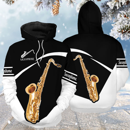3D Saxophone G51214 - All Over Print Unisex Hoodie