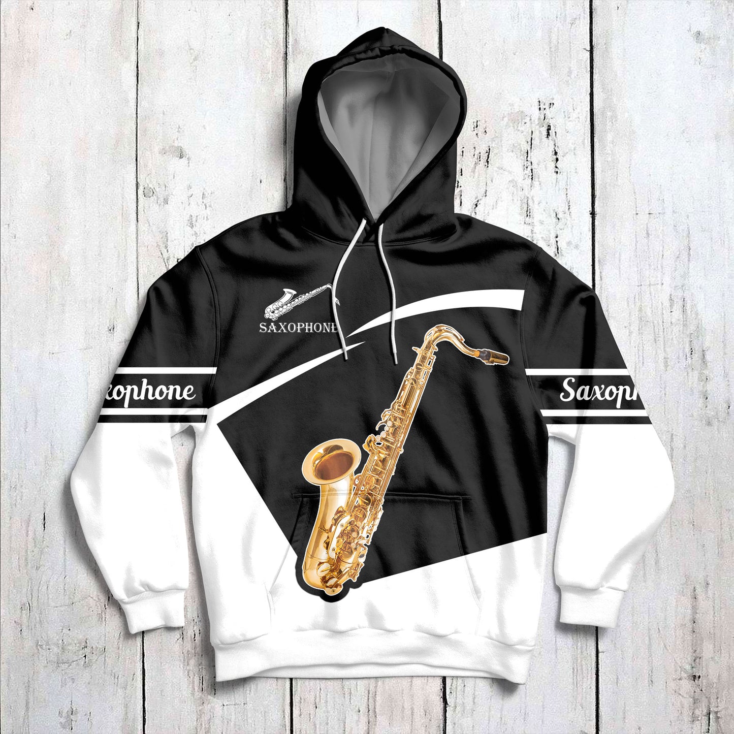 3D Saxophone G51214 - All Over Print Unisex Hoodie