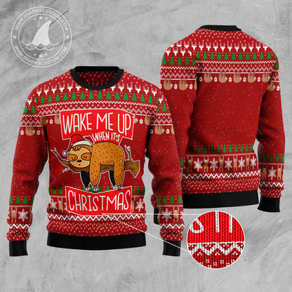 Sloth It‘s Christmas TG5113 Ugly Christmas Sweater