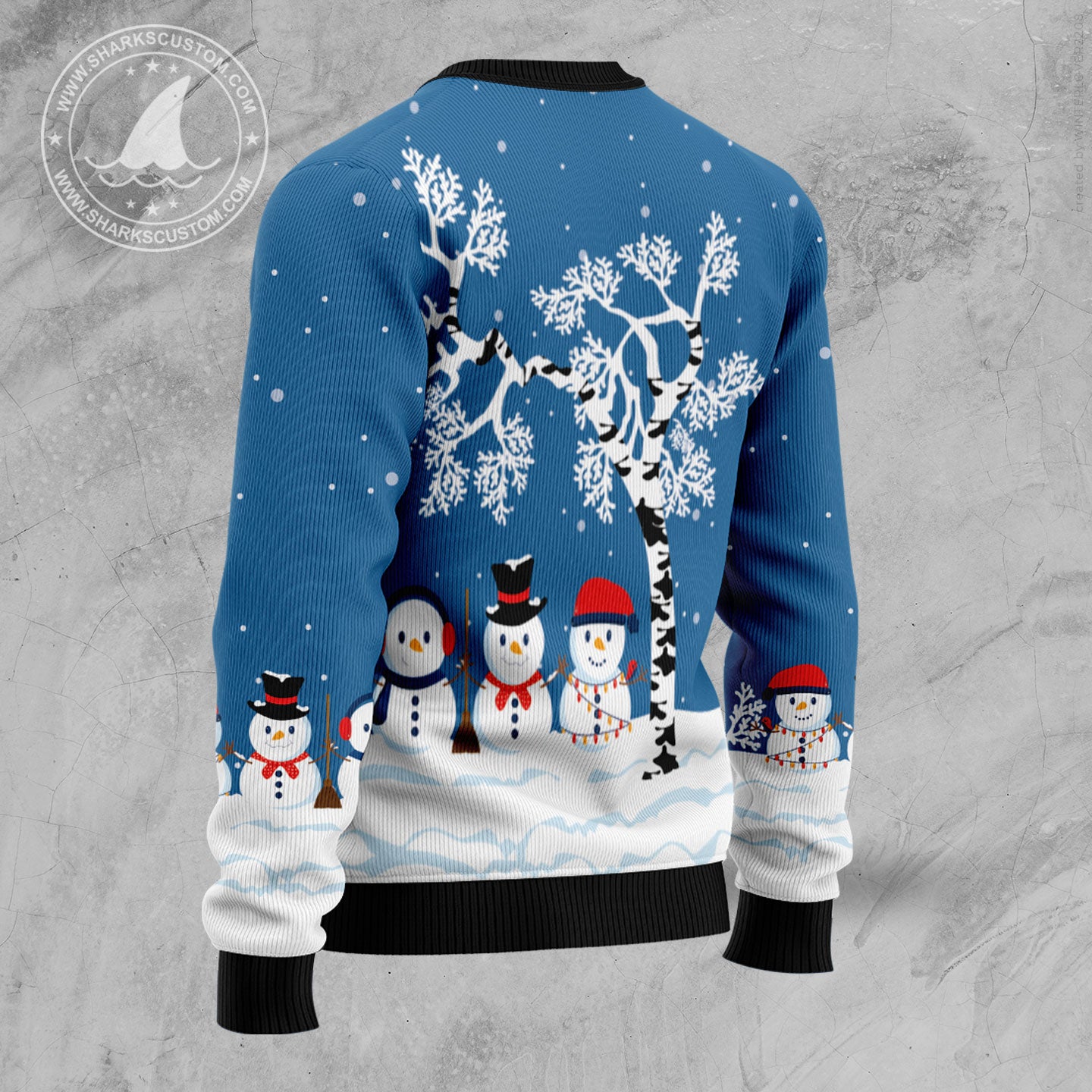 Snowman Beauty TY2411 unisex womens & mens, couples matching, friends, funny family ugly christmas holiday sweater gifts (plus size available)