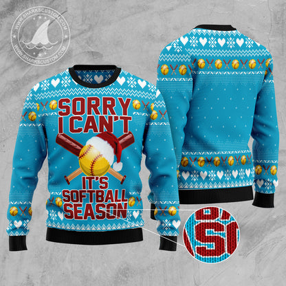 Soft Ball Season TG5116 Ugly Christmas Sweater