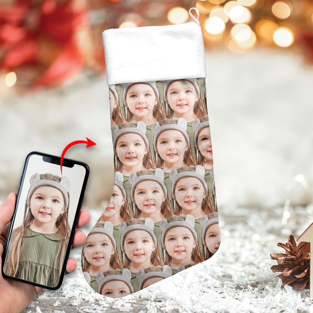 Custom Face Personalizedwitch Personalized Christmas Stocking