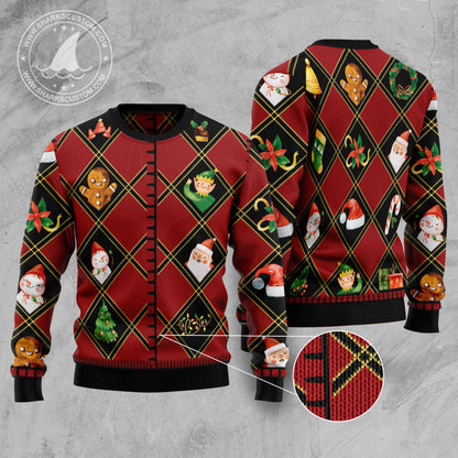 Christmas Symbols TY2011 Ugly Christmas Sweater